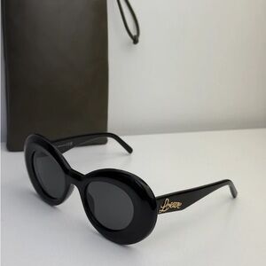 NWT Loewe Cat Eye Sunglasses in Black
